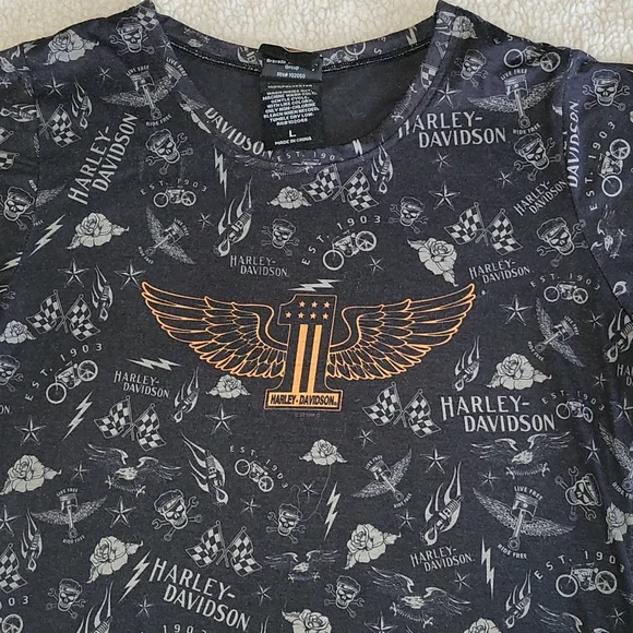 Harley Davidson El Paso, Texas Shirt, Size Large - Picture 2 of 8